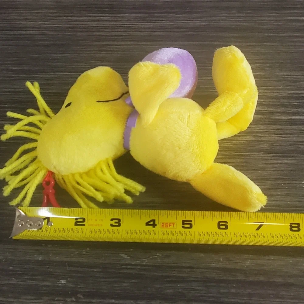 Peanuts Plush Woodstock Be My Valentine Purple Heart Key Clip/Backpack Belt Clip